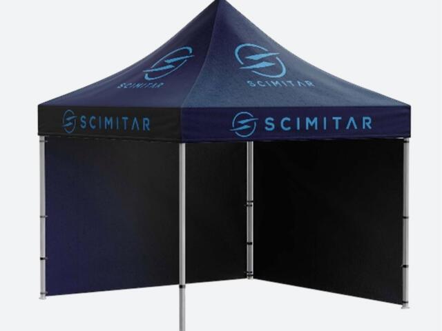 Interbank Games Kit Zimbabwe Printed branded gazebo supplied by Lite Active