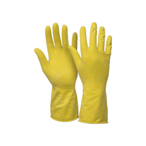 JW Rubber Household Gloves - Yellow